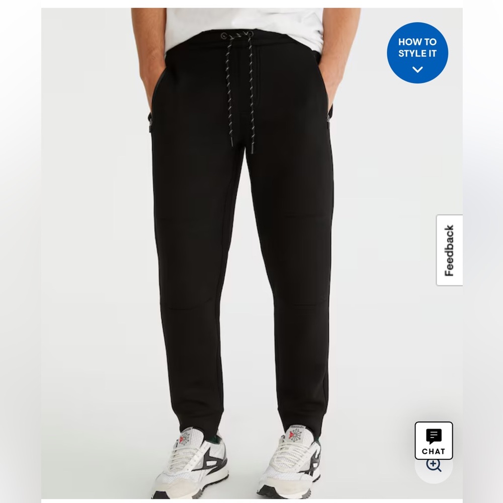Aeropostale mens tech fleece joggers size XS NWT